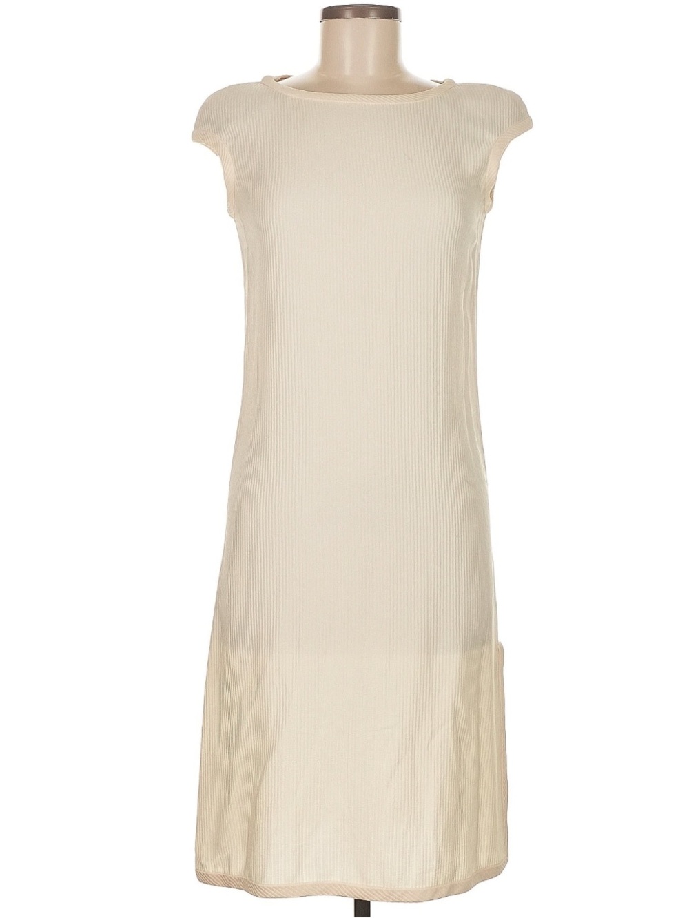 Valentino Boutique Ivory Drop Waist Midi Dress- EUC